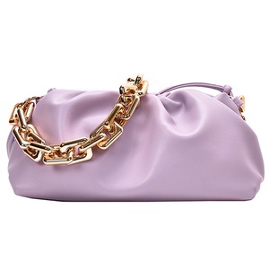 Solid Color Pleated Tote Bag 2021 Fashion New High-quality Soft Pu Leather Women's Designer Handbag Travel Shoulder Bags Armpit Bag