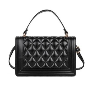 Solid Color Shoulder Messenger Bag Fashion Women Handbags Totes Bags Simple Purse Lattice Pattern Bags Clutch Bag