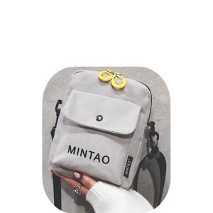 Solid Color Shoulder Messenger Bag Small Ladies Backpack