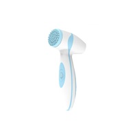 Spinning Face Cleansing Brush Professional Facial Brush for Exfoliating Blackheads Portable Face Scrubber Cleansing Instrument-Blue