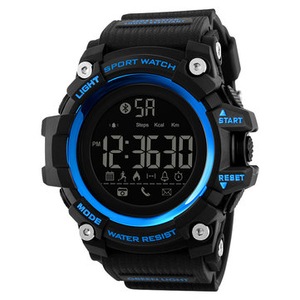 Sport Smart Watch bluetooth Waterproof Pedometer Monitor Smart Wristband For Android IOS BLUE COLOR