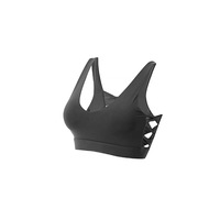 Sports Bra Shockproof Tight-Fitting Running Vest Yoga Underwear - BLACK