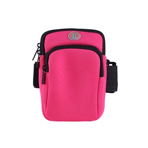 Sports Running Mobile Phone Arm Bag Outdoor Sports Fitness Breathable Wrist Strap Zipper Waterproof Pack Armband