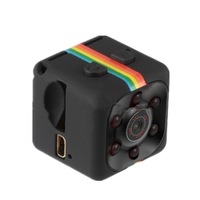 SQ11 Mini DV HD 1080P 2MP Sport Recorder Camera with Holder, Support Monitor Detection & IR Night Vision & TF Card(Black)