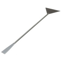 Stainless Steel Flat Sand Shovel Long Handle Fish Tank Maintenance Anti Rust Aquarium Landscaping Tool Photo Color