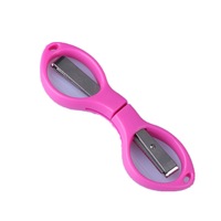 Stainless Steel Foldable Scissors 8 Words Glasses Modeling Student Stationery Office Crafts Kids DIY Supplies
