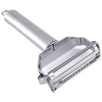 Stainless Steel Peeler Julienne & Vegetable Peeler Multi-functional Double-sided Blade Vegetable Cutter and Fruit Slicer Dual Blade