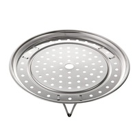 Stainless Steel Steamer Rack Pot Steaming Tray Stand Cookware Fish Bun Dumpling Shelf Instant Kitchen Cooking Tools