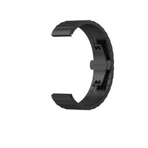 Stainless Steel Strap Smart Watch Band for Huawei gt2 -BLACK
