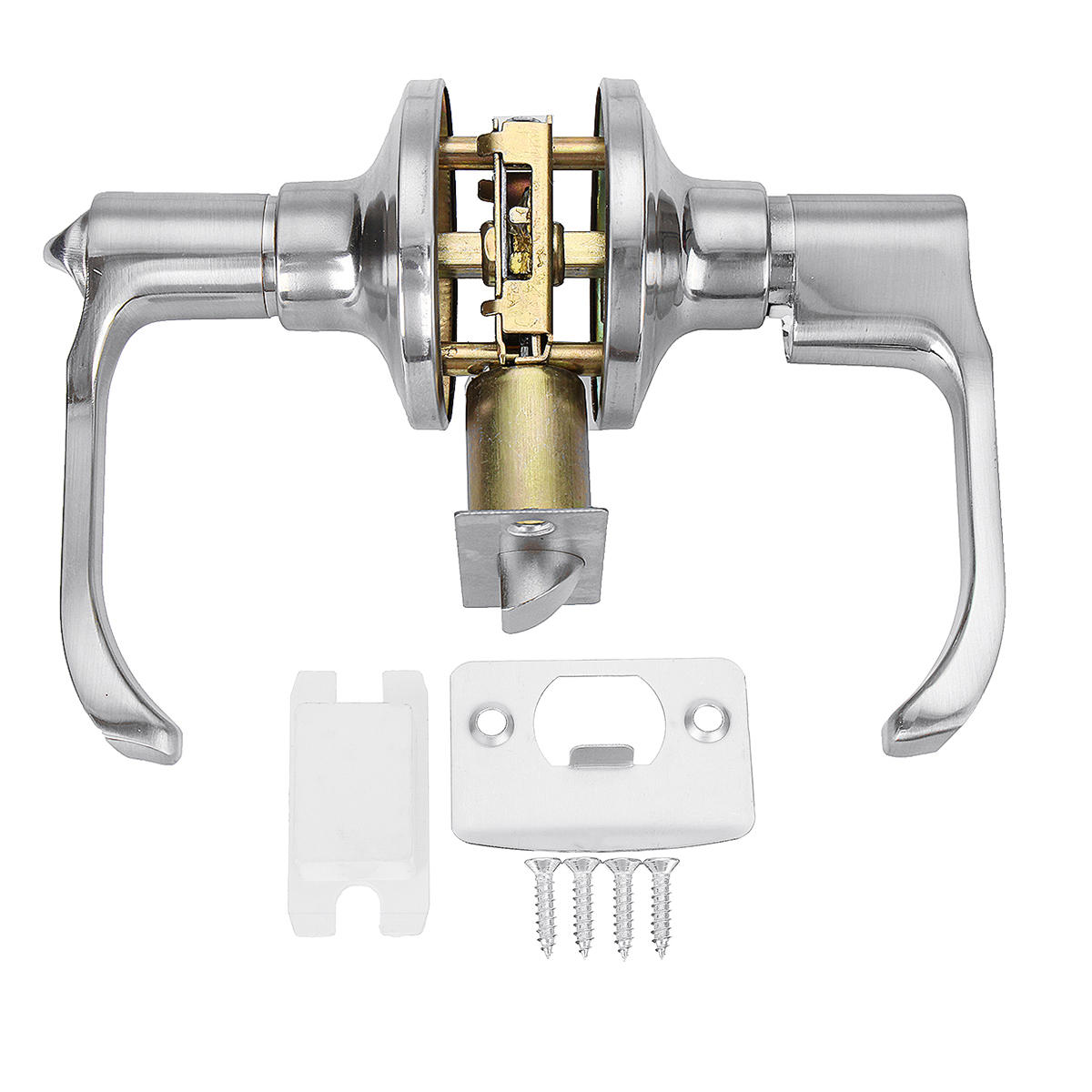 Indor Lock Buy Stainless Steel Three-Bar Hand Door Lock Indoor 35-45mm Door Lock ...
