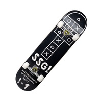 Standard Skateboards Flashing Wheels Beginner 4-wheeled Skateboard Brush Children Street Adult Double Upturn Skateboard-4