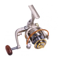 Steel Metal Head Fishing Reel Wood Handle Spinning Wheel Reel 7000 type