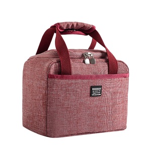 Storage Bag Lunch Bag Waterproof Thermal Insulated Lunch Box Tote Cooler Handbag Bento Pouch School Food Container