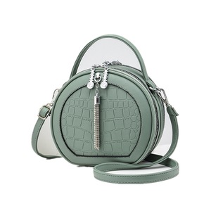 Summer small bag women new fashion round female bag shoulder round cake bag portable mini crossbody bags