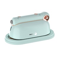 Supperstore Multifunctional 2 In 1 Handheld Hanging Iron Sterilizer Household Steam Small Folding Portable Iron Machine-Blue