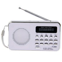 T-205 Portable Camping Hiking Outdoor Sport HiFi Speaker Digital Multimedia Loudspeaker FM Radio