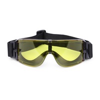 Tactical Military CS Airsoft Goggles Army Hunting Shooting Bike Motorcycle Protective Glasses YELLOW COLOR