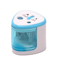 TC8004 Size Adjustable Electric Pencil Sharpener Professional 2 Holes Electronic Pencil Sharpeners Stationery School Supplies