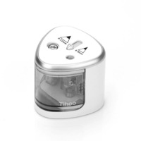 TC8004 Size Adjustable Electric Pencil Sharpener Professional 2 Holes Electronic Pencil Sharpeners Stationery School Supplies