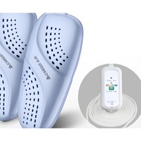 Timing Shoe Dryer Portable Shoe Dryer Boot Dryer Household Deodorizer Suitable for Children-Blue