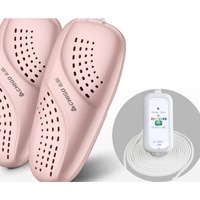 Timing Shoe Dryer Portable Shoe Dryer Boot Dryer Household Deodorizer Suitable for Children-Pink
