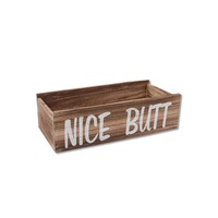 Tissue Box Plastic Napkins Case With Bamboo Wood Cover Paper Towels Storage Organizer Home Car Tissue Holder Home Decor