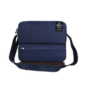 Travel Storage Bag Shoulder Computer Ipad Bag Trolley Case Hanging Bag Out Clothing Luggage Bag Laptop Bag DARKBLUE COLOR