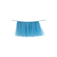Tulle Skirt Table Skirt Chiffon,Tablecloth Gauze Romantic Net Yarn - Sky Blue