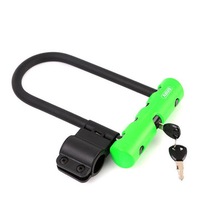 Ultra 410 Anti Theft Bike U Lock Bicycle Motorcycle Gates Fences Safety Lock with 2 Keys