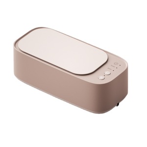 Ultrasonic Cleaning Machine Portable Home Rings Glasses Cleaner Household Jewelry Glasses Watch Washing Accessory (Pink)