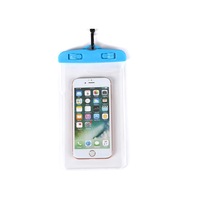 Universal Waterproof Case for Smartphone Device to 6" Fit iPhone - BLUE