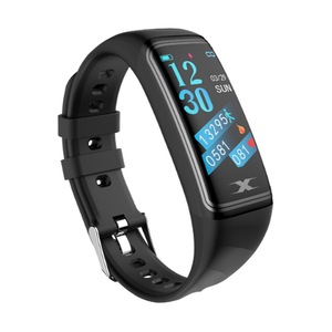 V30S IP68 Waterproof Wristband Heart Rate Blood Pressure Monitor Multi-dial Switching Camera Control Smart Watch BLACK COLOR