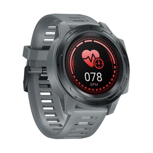 VIBE 5 PRO Full-round Touch Screen Sport Data Tracker Brightness Adjust Smart Watch SILVER-GRAY COLOR
