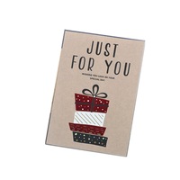 Vintage Birthday Cards Business Kraft Happy Birthday Greeting Cards Gift Message Cards Party