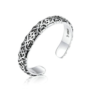 Vintage European Pattern Finger Rings for Women and Men Jewelry