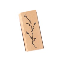 Vintage flower grass collection series stamp DIY craft wooden rubber stamps for scrapbooking stationery scrapbooking seal