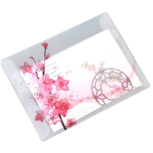 Vintage Peach Blossom Envelope Invitation Bag Greeting Card Cover Kawaii Stationery Translucent Paper Envelopes