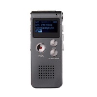 Voice Record Mini 8GB Digital Sound Audio Recorder Dictaphone MP3 Player(Gray)