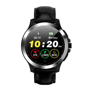 W8 ECG+PPG Heart Rate HRV Check 306 Full Steel Multi-reminder Sport Modes Smart Watch BLACK COLOR
