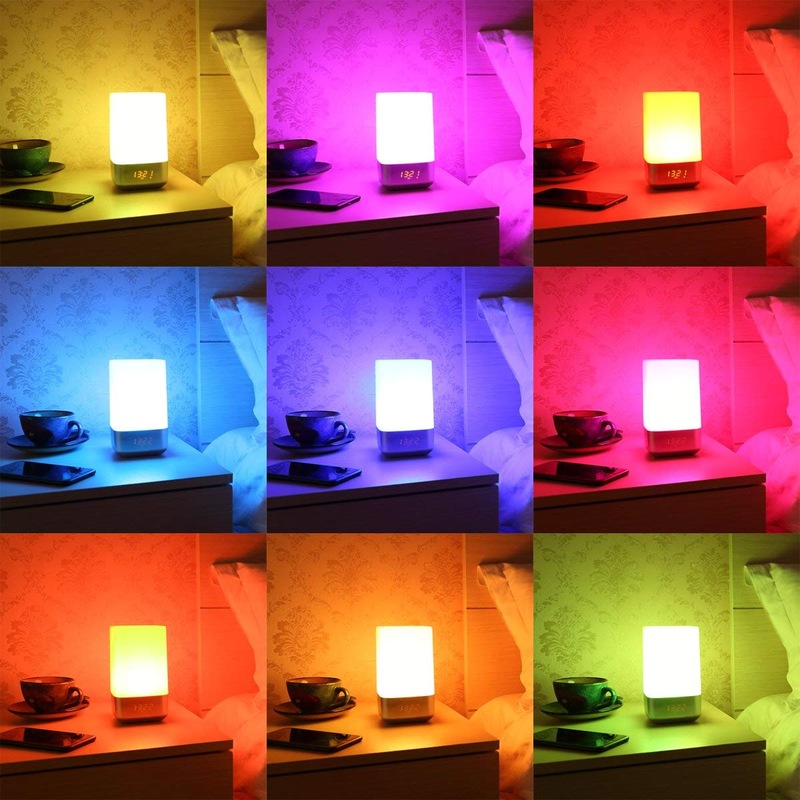 Buy WakeUp Light Bedside Lamp Alarm Clock with Sunrise Simulation, 5