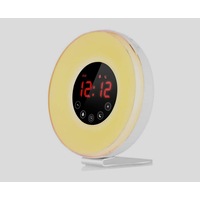 Wake- Up Light, LBell Alarm Clock 7 Colored Sunrise Simulation & Sleep Aid Feature, Dual Alarm Clock with FM Radio, 7 Natural Sound and Snooze