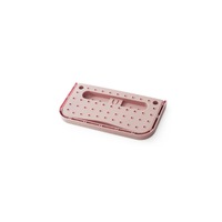 Wall Hanging Rack Shoes Storage Holder Folding Multifunctional Shelf - Pink