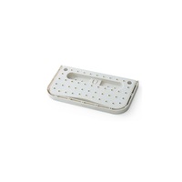 Wall Hanging Rack Shoes Storage Holder Folding Multifunctional Shelf - White