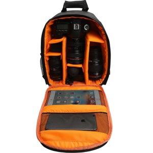 Water-resistant Shockproof Travel Carry Camera Bag Backpack for Canon for Nikon DSLR Camera Tripod Lens Flash