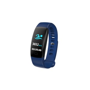 Waterproof Health Tracker,Fitness Tracker Color Screen Sport Smart Watch - BLUE