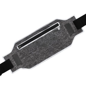 Waterproof Running Jogging Waist Bag Phone Bag For Smart Phones Under 6.5 Inch Samsung Galaxy S10+ iPhone XS Max BLACK COLOR