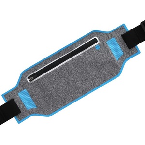 Waterproof Running Jogging Waist Bag Phone Bag For Smart Phones Under 6.5 Inch Samsung Galaxy S10+ iPhone XS Max BLUE COLOR