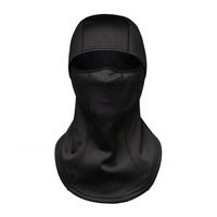 Winter Thermal Fleece Full Face Mask Warmer Cycling Hood Liner Sports Ski Bicycle Hat Cap black_One size