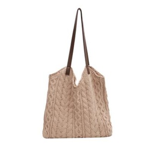 Winter Women Bags Female Handbags Korean Ladies Shoulder Bag High Quality Thick Woolen Yarn Knitting Youth Middle Bag Whole Sale