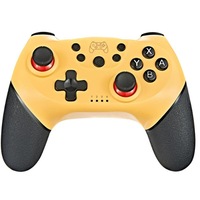 Wireless Bluetooth Handle with Vibration 6 Axis Body Feel Suitable for Switch Host Wireless Handle-Yellow
